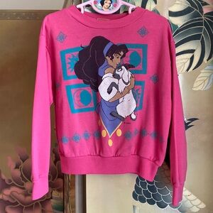 Vintage Disney Hunchback of Notre Dame Esmeralda crewneck sweater sz 6x